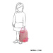 Beagles Ružový detský ruksak „Skyfall“ 11L