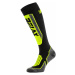 RELAX EXTREME Lyžiarske ponožky - merino čierna/zelená