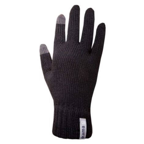 Kama RUKAVICE R301 Pletené rukavice, čierna, veľkosť