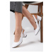 Mio Gusto Odette White Color Women's Heeled Shoes