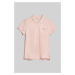 POLOKOŠEĽA GANT SLIM SHEILD CAP SLEEVE PIQUE POLO FADED PINK