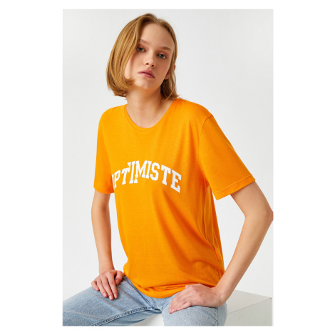 Koton 2yak13926yk Women's T-shirt Orange