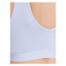 Adidas Blúzka Essentials 3-Stripes Crop Top With Removable Pads IC4439 Modrá