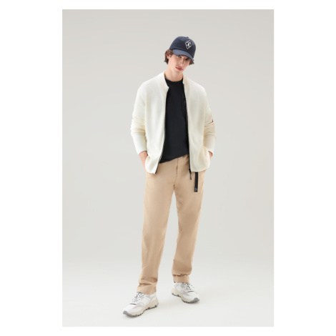 Nohavice Woolrich Easy Pant Beach Sand