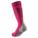 Detské lyžiarske ponožky 100 ružové