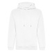 Just Hoods Unisex mikina s kapucňou JH201 Arctic White