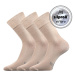 LONKA ponožky Dasilver beige 3 páry 111653