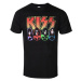 Tričko metal ROCK OFF Kiss Logo Čierna