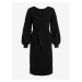 Čierne dámske svetrové šaty VILA Ril