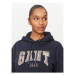 Gant Mikina Rel Logo Hoodie 4200726 Tmavomodrá Relaxed Fit