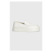 Kožené mokasíny Vagabond Shoemakers STACY biela farba, na platforme, 5522.101.01