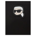 Karl Lagerfeld Kozmetická taška 'Ikonik'  čierna / biela
