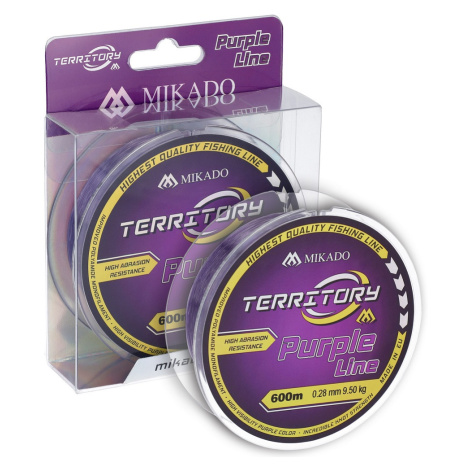 Mikado vlasec territory purple line 600 m - 0,30 mm 10,9 kg