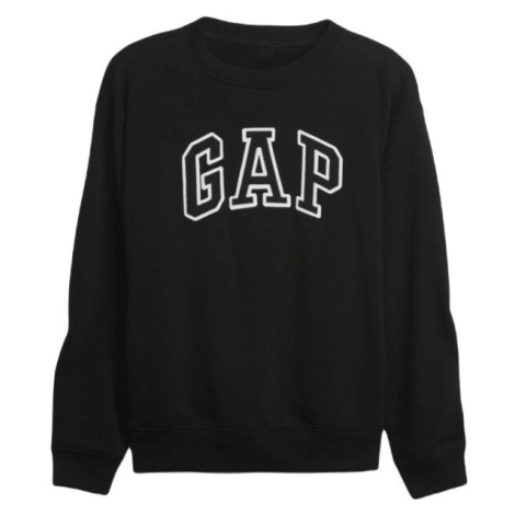 GAP HERITAGE CREW Dámska mikina, čierna, veľkosť