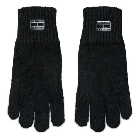 Tommy Jeans Dámske rukavice Tjw Cosy Knit Gloves AW0AW15481 Čierna Tommy Hilfiger