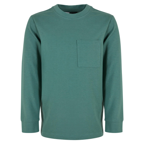 Boys&#039; long-sleeved T-shirt with a green pocket Urban Classics