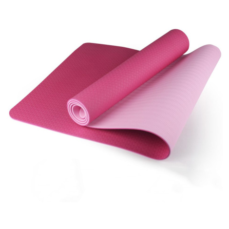 Podložka na cvičenie Sportago TPE Yoga dvojvrstvová 173x61x0,6 cm - růžová