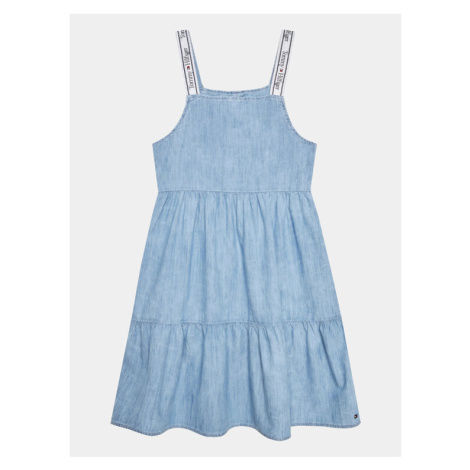 Tommy Hilfiger Džínsové šaty KG0KG07172 D Modrá Regular Fit