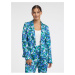 Orsay Green-Blue Ladies Floral Womens Jacket - Ladies