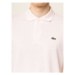 Lacoste Polokošeľa L1212 Ružová Classic Fit