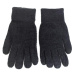 Čierne zateplené rukavice UNI NERO