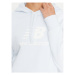 New Balance Mikina Essentials Stacked Logo Hoodie WT31533 Modrá Regular Fit