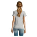SOĽS Milo Women Dámske tričko - organická bavlna SL02077 Pure grey