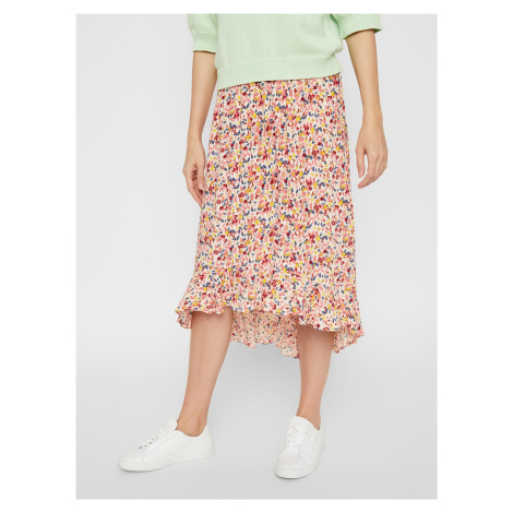Pink Floral Midi Skirt Pieces Mayrin - Women