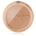 Makeup Revolution Reloaded jemný kompaktný púder odtieň Chestnut