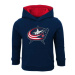 Columbus Blue Jackets detská mikina s kapucňou Prime Logo Pullover Fleece blue