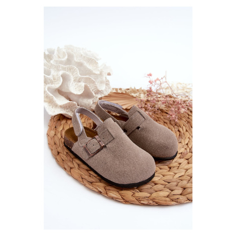 Children's slippers on cork platform Grey Vulagia