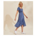 Šaty Odd Molly Perfect Print Dress Modrá
