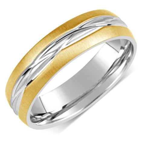 L'AMOUR snubný prsteň pre mužov aj ženy z chirurgickej ocele Silvego