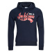 Jack & Jones  JJELOGO SWEAT HOOD 2 COL 23/24  Mikiny Námornícka modrá