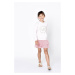 Dievčenská sukňa Michael Kors červená farba, mini, rovný strih