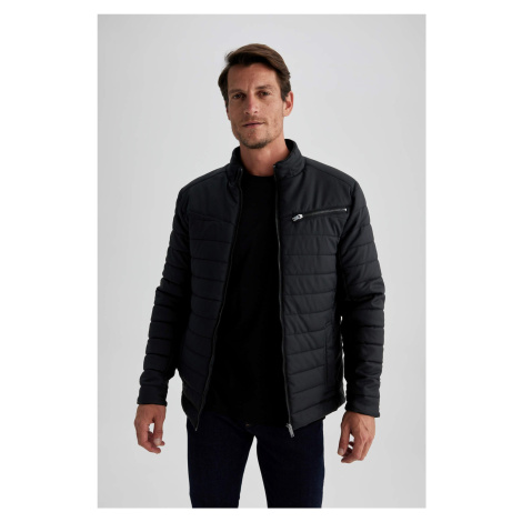 DEFACTO Slim Fit Faux Leather Faux Leather Coat