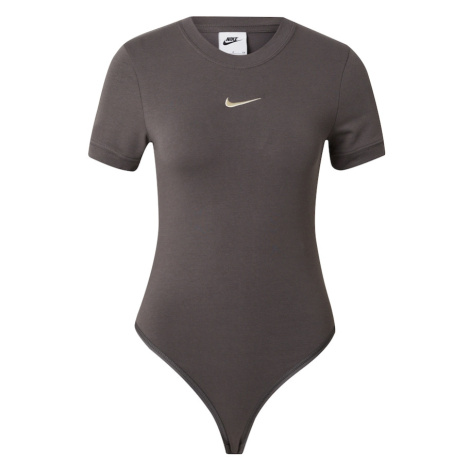 Nike Sportswear Košeľové body  béžová / farby bahna