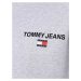 Tommy Jeans Plus Mikina 'Entry'  sivá melírovaná / čierna