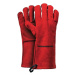 Pánska koža grilovacie rukavice Feuermeister BBQ Premium (pár) červené