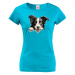 Dámské tričko Border kolie - tričko pre milovníkov psov