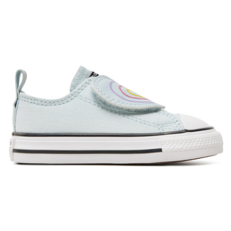 Converse Plátenky Chuck Taylor All Star Heart Strap Easy-On A08380C Sivá