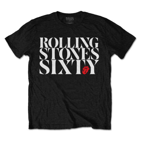 The Rolling Stones tričko Sixty Chic Čierna