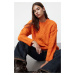 Trendyol Orange Wide Fit Soft Textured Knitwear Sweater