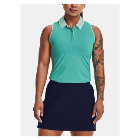 Under Armour Tank Top UA Iso-Chill Sleeveless Polo-GRN - Women