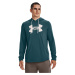 Mikina Under Armour Rival Terry Logo Hoodie Tourmaline Teal