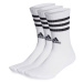 Adidas Ponožky Vysoké Unisex 3-Stripes Cushioned Crew Socks 3 Pairs HT3458 Biela