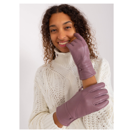 Purple Elegant Touch Gloves