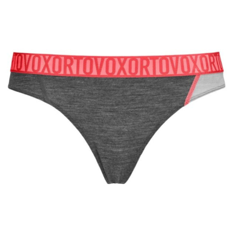 ORTOVOX 150 ESSENTIAL THONG W Dámske nohavice, tmavo sivá, veľkosť