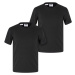 Girls' Stretch T-shirt Jersey 2-pack black+black