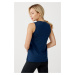 Rough Sports Top Radical Classic Top Navy Blue